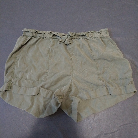 Aerie Green Shorts - Picture 1 of 3